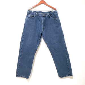 Vtg Wrangler Jeans Mens SIZE 40x30 Relaxed Fit Bootcut Blue Denim 9760WDR